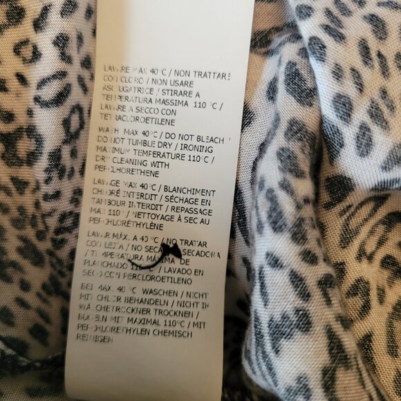 Imperial Black Label | Leopard Print Blouse | S/M | Tan Brown Black - Picture 6 of 6